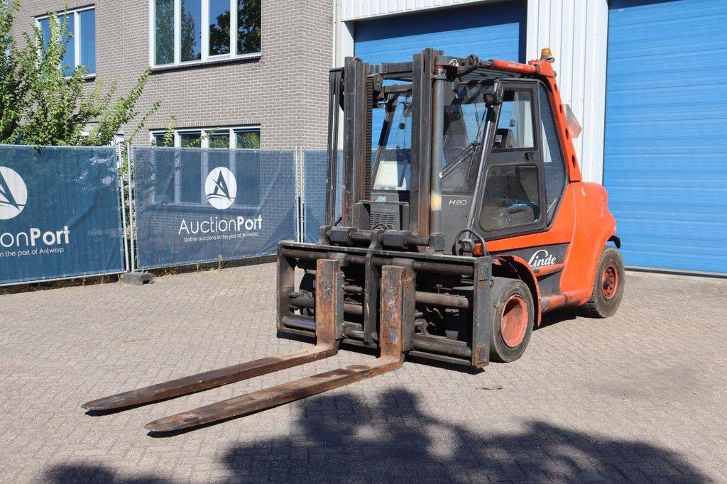 Linde H80D/900-02 Diesel-Gabelstapler 8000 kg 2003