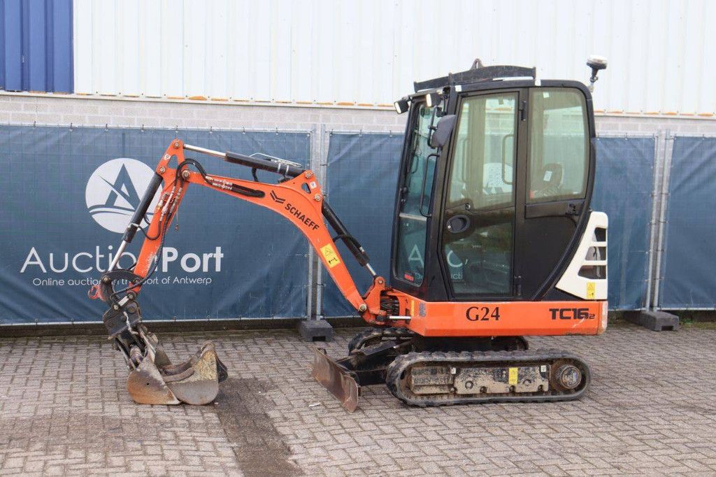 Mini excavator Schaeff TC16 Diesel 12kW 2017