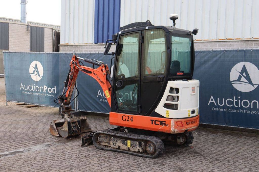 Mini excavator Schaeff TC16 Diesel 12kW 2017
