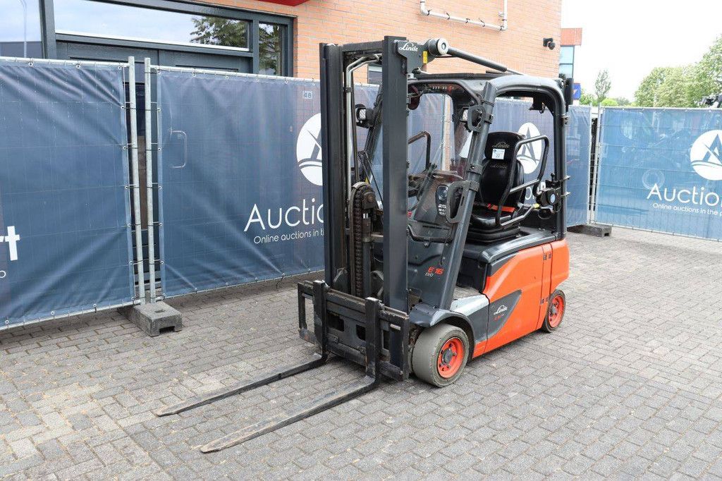 Linde E16P-02 Electric Forklift 1600kg 4.0m 2018