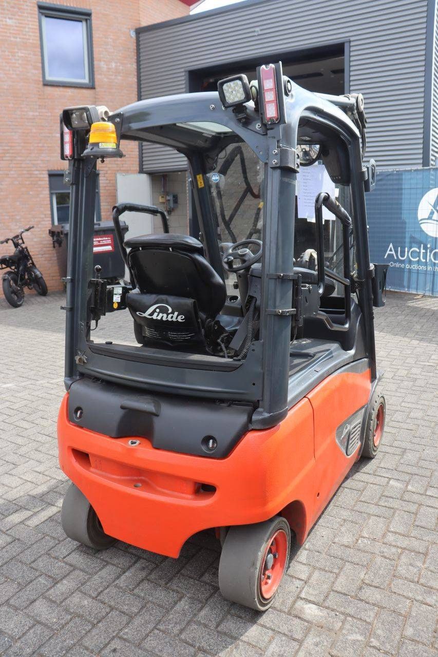 Linde E16P-02 Electric Forklift 1600kg 3.12m 2018