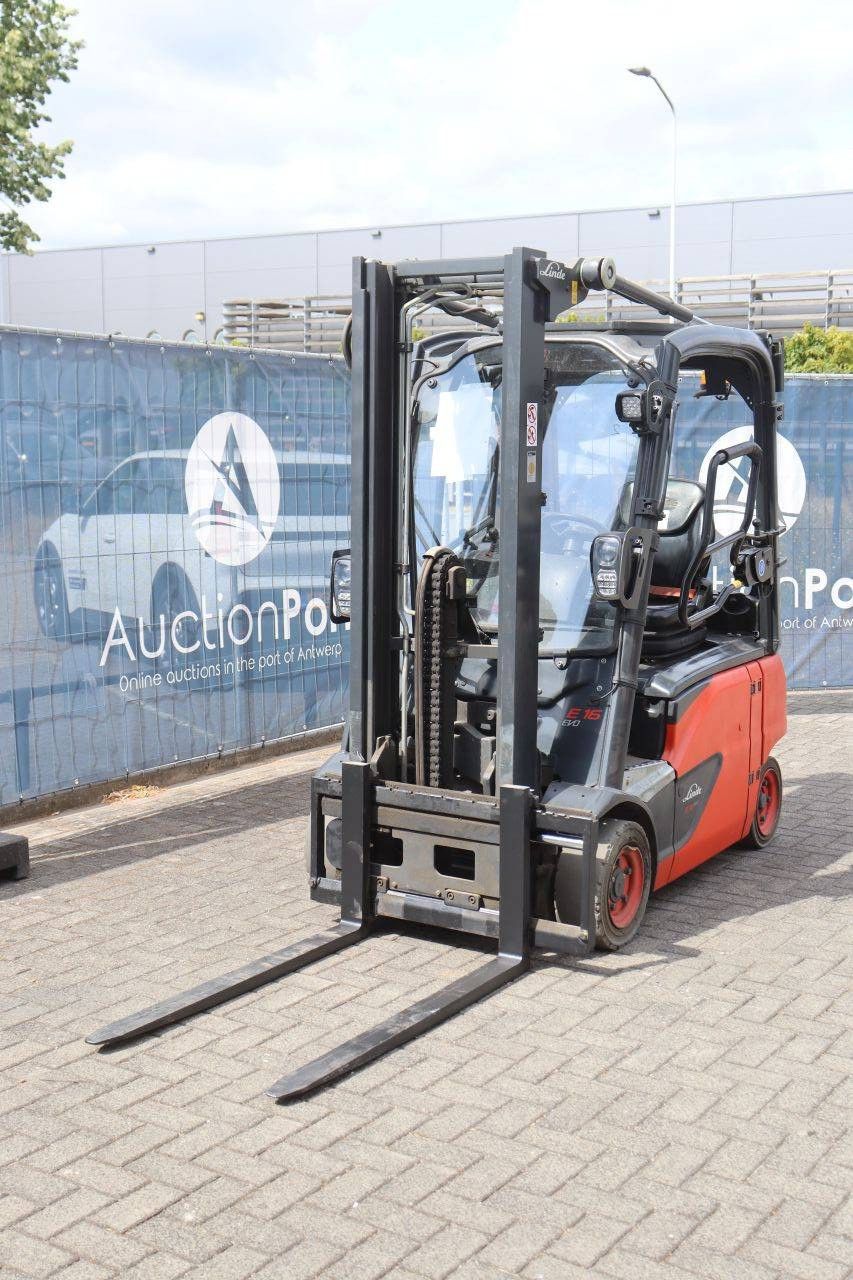 Linde E16P-02 Electric Forklift 1600kg 3.12m 2018