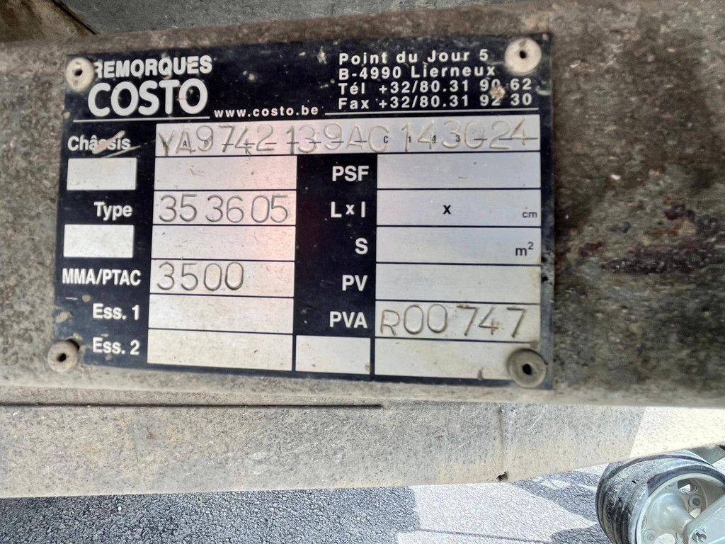 Costo Trailer 3.70x1.70m 2010