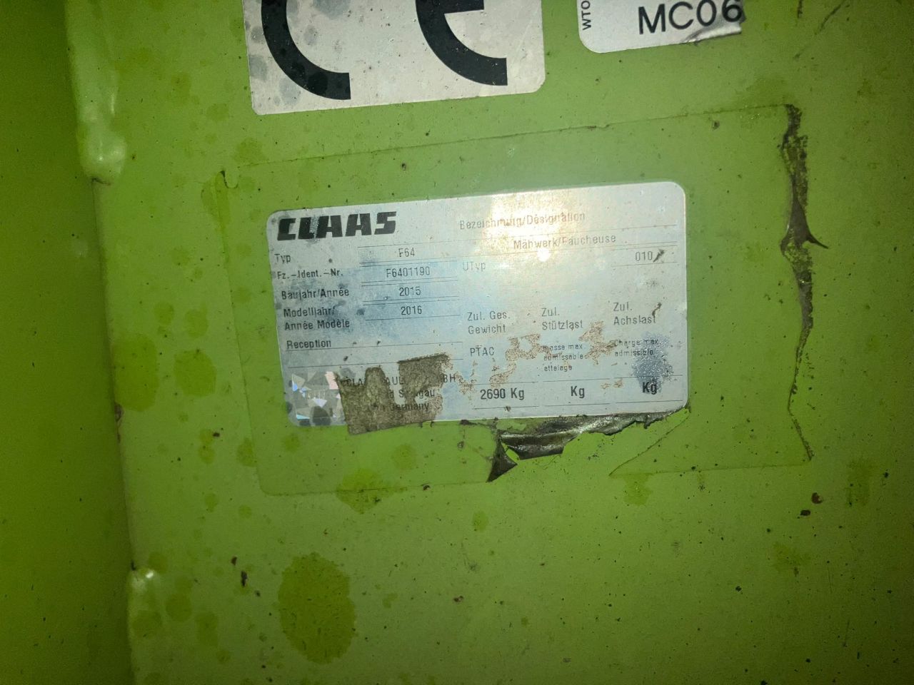 Claas Disco 9200C Contour maaier met Communicator