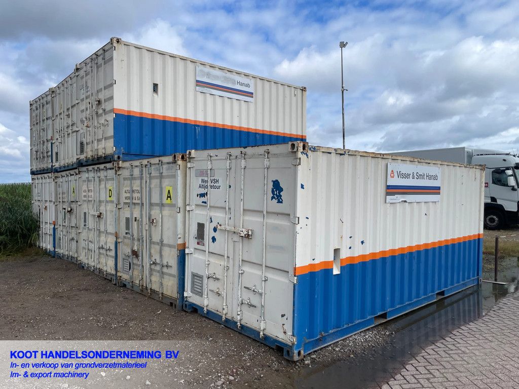 8x 20FT Containers