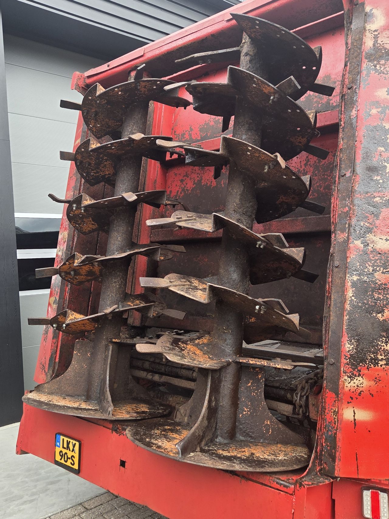 Heywang 12 tons stal meststrooier vastemest strooier breedstrooi