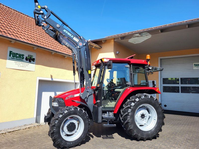 Case JX 70U mit Industriefrontlader