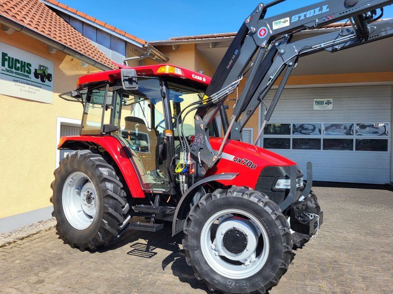 Case JX 70U mit Industriefrontlader