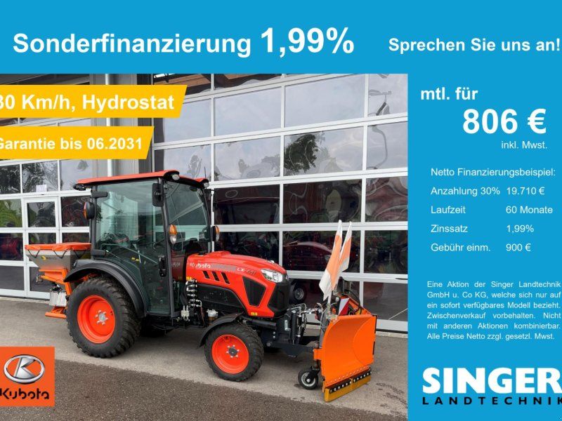 Kubota LX-401 LX401 Winterdienst Ausstattung