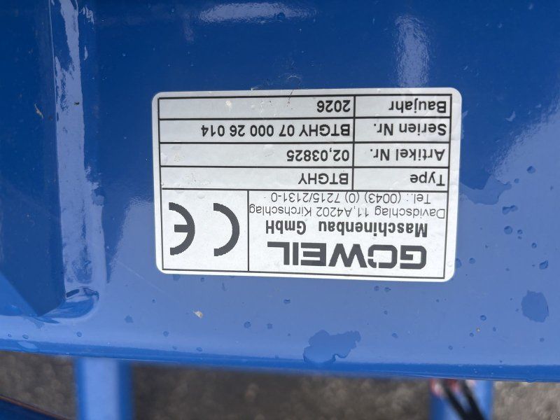 Göweil Balltentransportgabel hydraulisch BTGHY