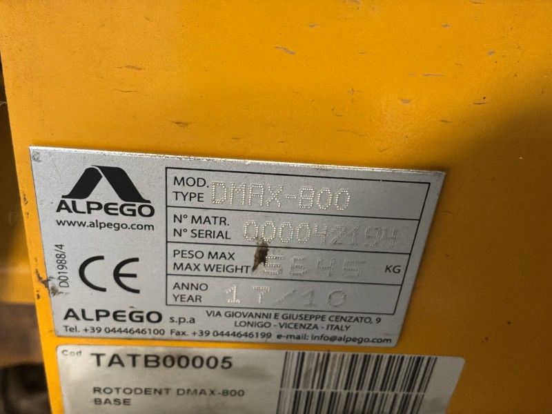 2017 Alpego D Max 800 Mounted Rotary Harrow