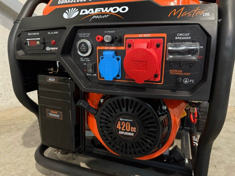 Daewoo GDAX9250E-3 Gasoline Generator