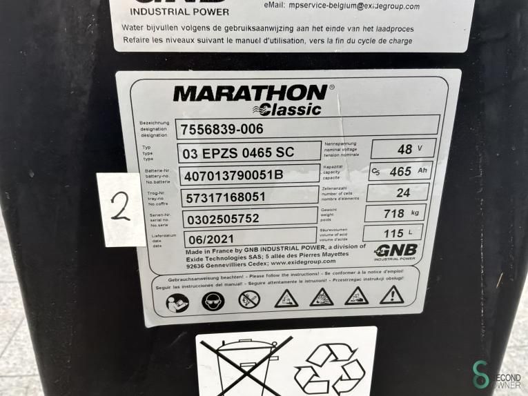 Batteries Electric Marathon 03 EPZS 0465 SLC 2021