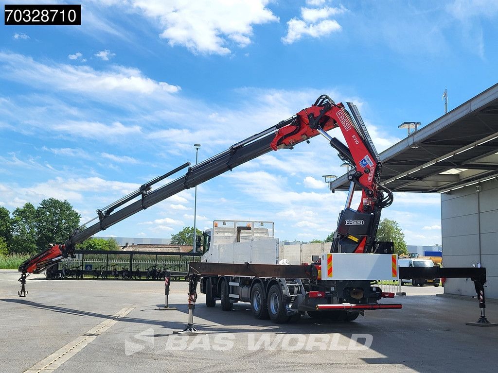 Scania G450 8X4 FASSI F710RA.2.25 Crane kran + Jib 5+6 Full Steel Big-axle Euro 6