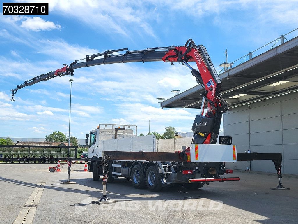 Scania G450 8X4 FASSI F710RA.2.25 Crane kran + Jib 5+6 Full Steel Big-axle Euro 6