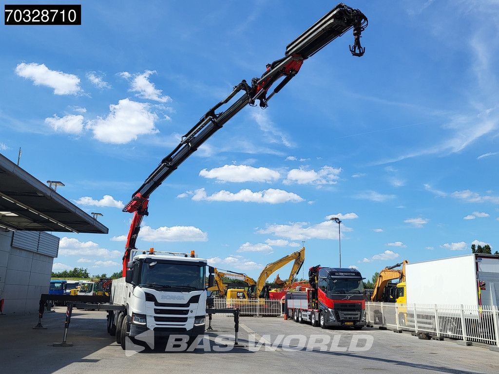 Scania G450 8X4 FASSI F710RA.2.25 Crane kran + Jib 5+6 Full Steel Big-axle Euro 6