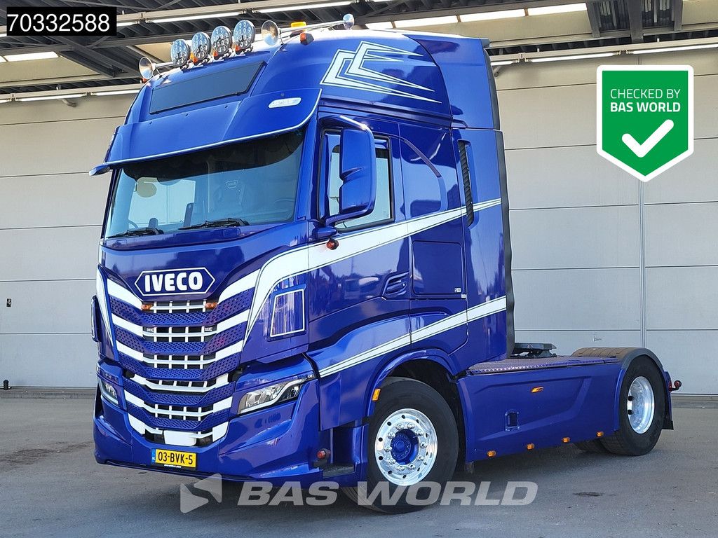 Iveco S-Way 490 4X2 NL-Truck APK Standklima Full-Air ACC Navi Leder Alcoa's