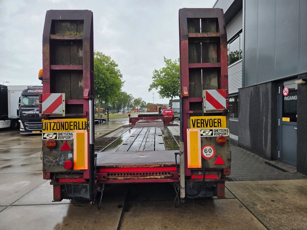 Gheysen en Verpoort 4as hydro rampen ,verbreders 40 ton 860 laadvloer