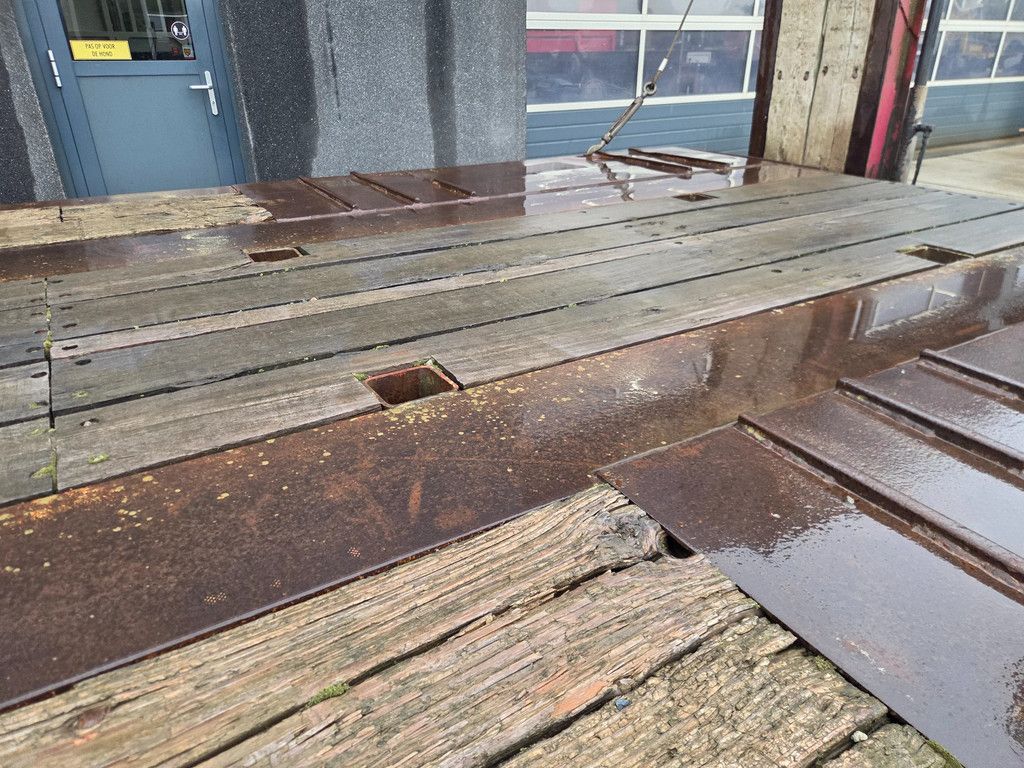 Gheysen en Verpoort 4as hydro rampen ,verbreders 40 ton 860 laadvloer