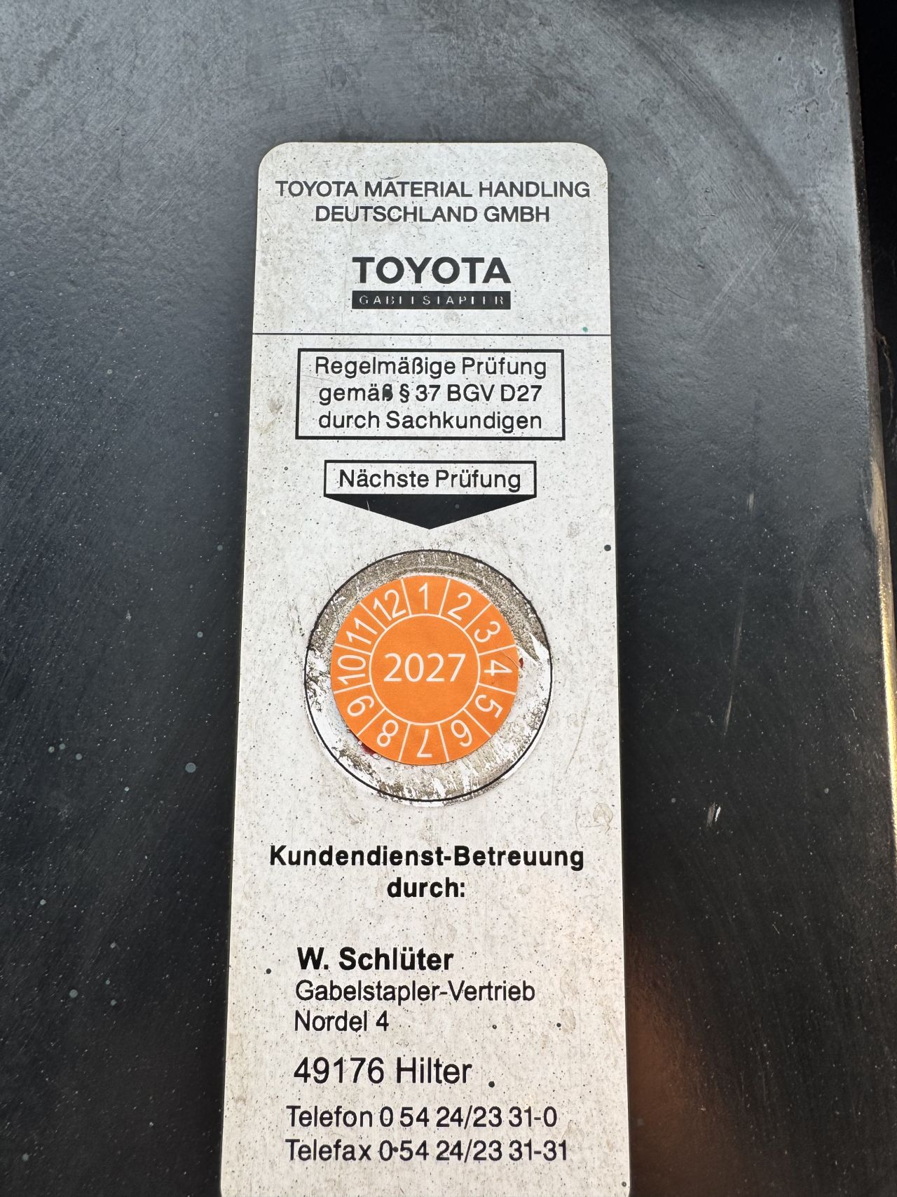 TOYOTA 42-7FD35 / 2012/ 4 tonner / DIESELHEFTRUCK