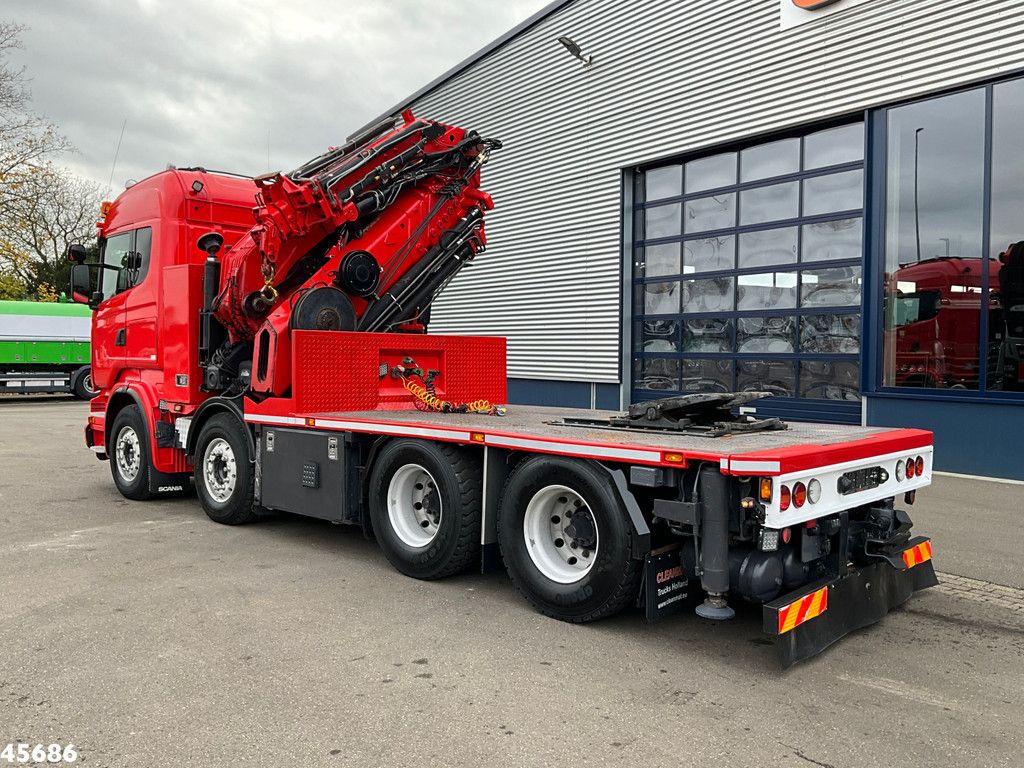 Scania R620 V8 8x4 Hiab 105 Ton/meter laadkraan + Fly-Jib!