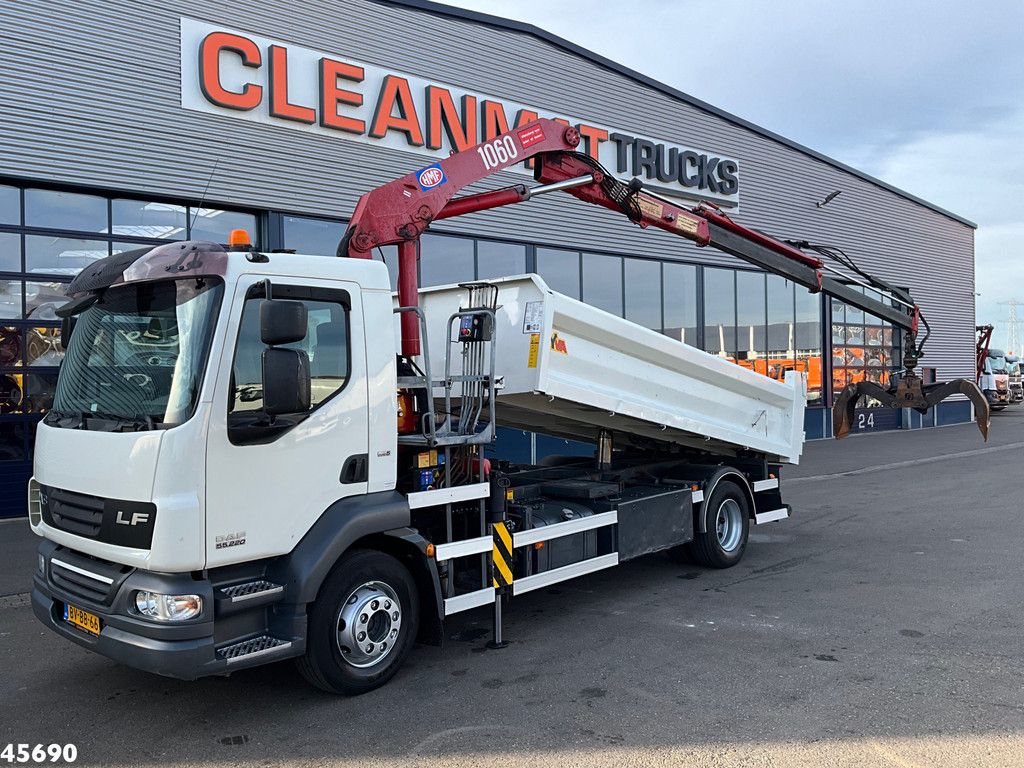 DAF FA 55 LF 220 HMF 10 Tonmeter laadkraan Just 119.287 km!