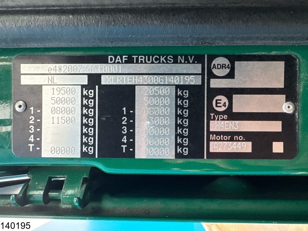 DAF XF 460 EURO 6, ACC