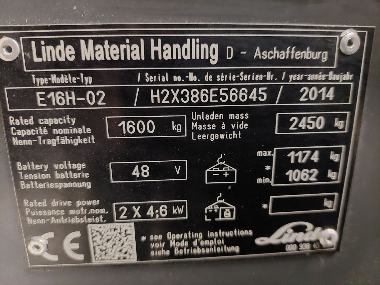 Linde E16H-02-386