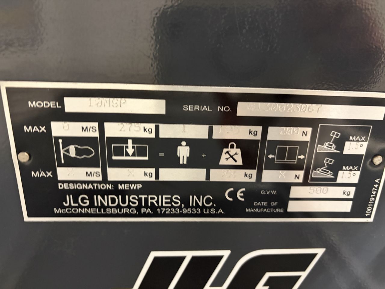 JLG 10-MSP