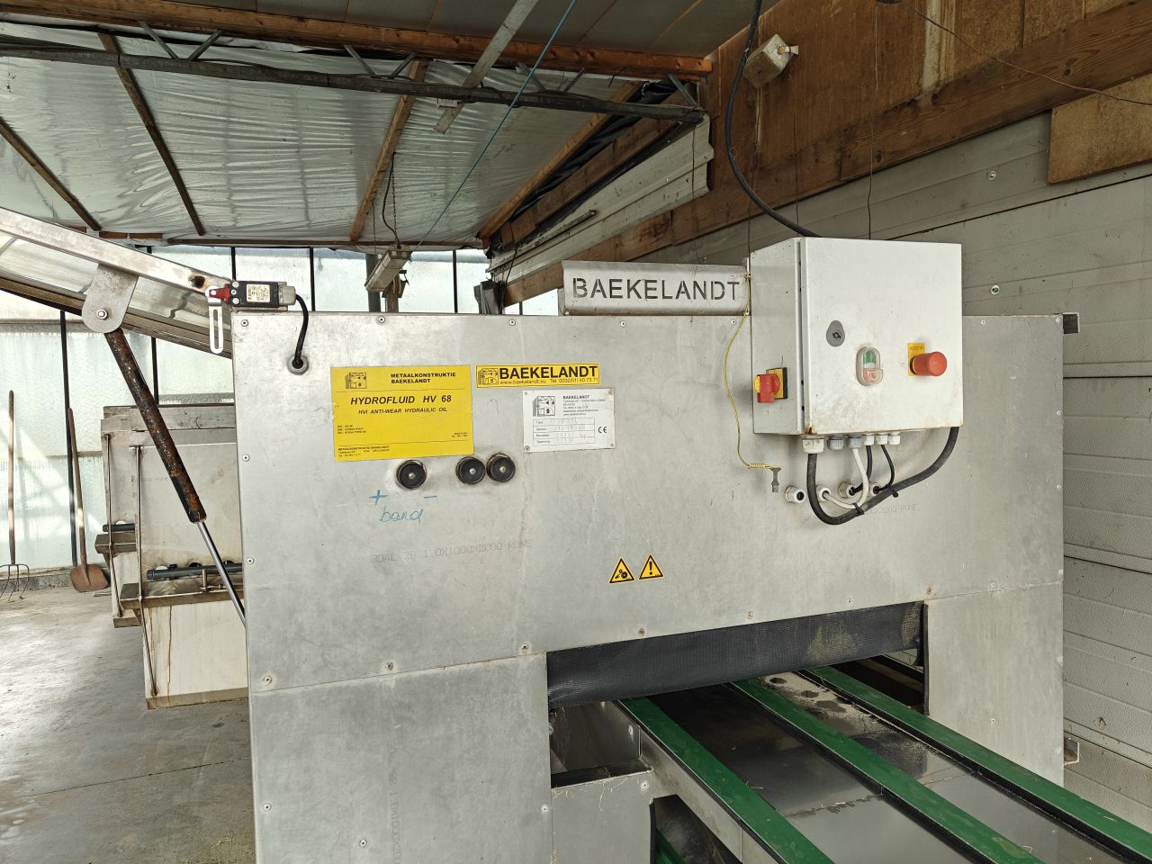 Pel/wasmachine Baekelandt voor prei