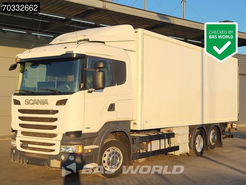 Scania R410 6X2 Frigoblock RE11-2 FRC 2000kg Tailgate Lift Axle Full Air Retarder Euro 6