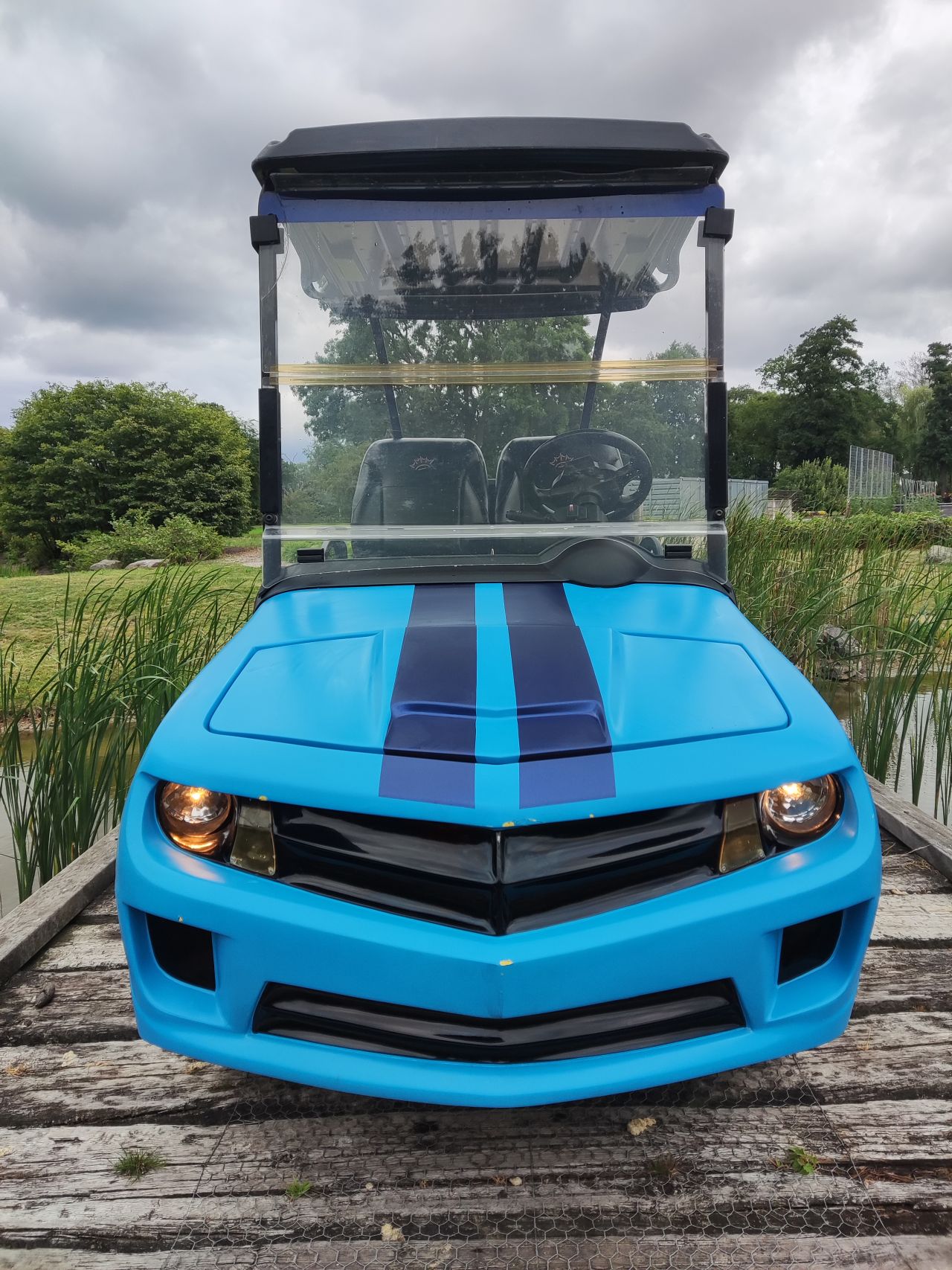 EZGO / Chevrolet golfkar (type Camaro, lederen zitting, etc)