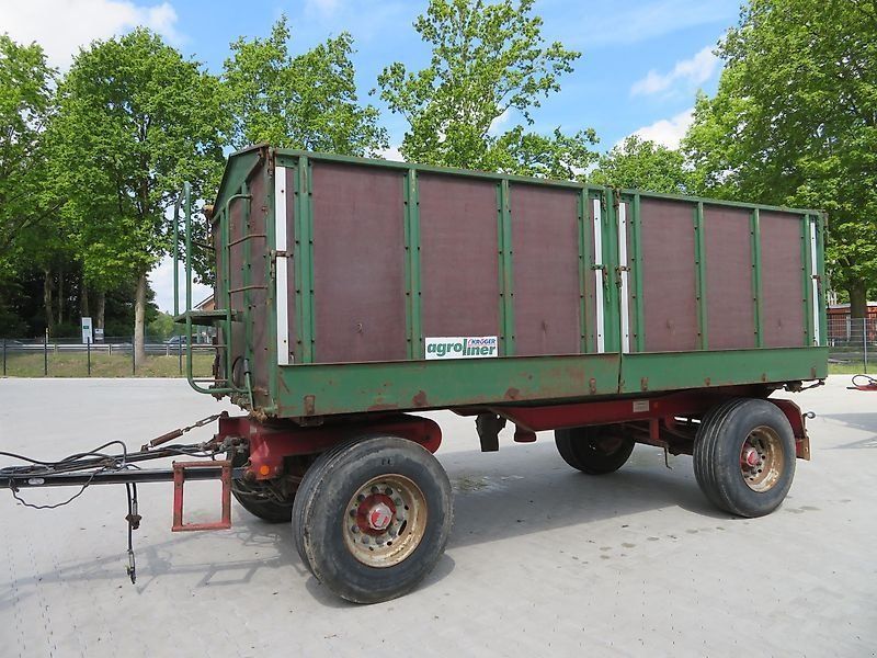 Kröger 2x Kröger HKD 18 Tonnen Dreiseitenkipper, HU+ 40 Km/H, Rollplane