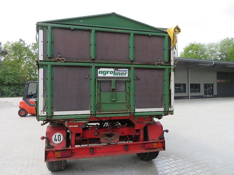 Kröger 2x Kröger HKD 18 Tonnen Dreiseitenkipper, HU+ 40 Km/H, Rollplane