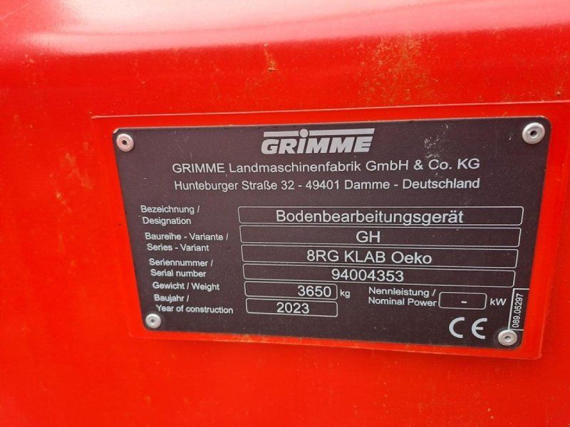 Grimme DAMMFORMER GH 8 ÖKO