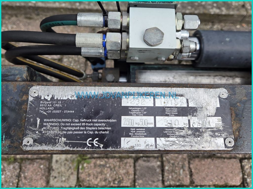 Faber FEM 2 kantelaar + sideshift + zijarm