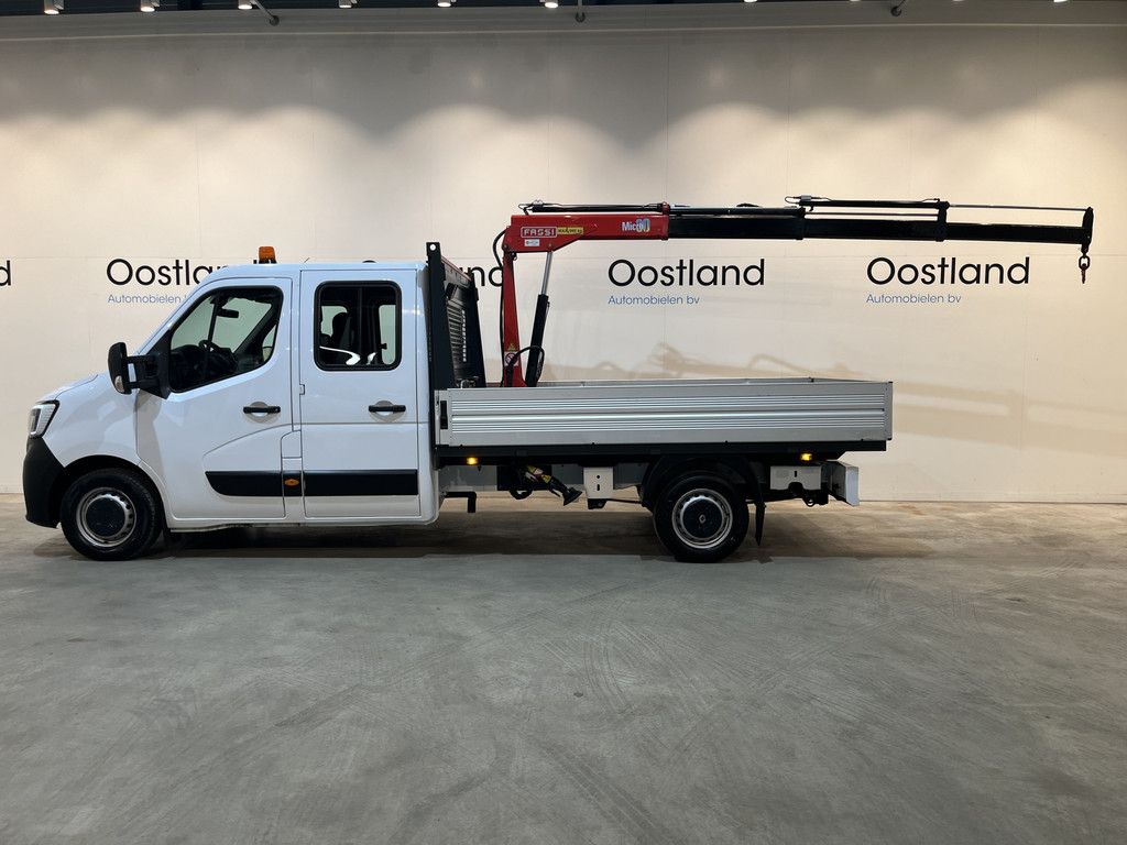 Renault Master 2.3 dCi 145 PK L3 Open Laadbak / Fassi Kraan / Euro 6 / Airco / Trekhaak / Cruise Control / 3-Zits / 65.000 KM !!