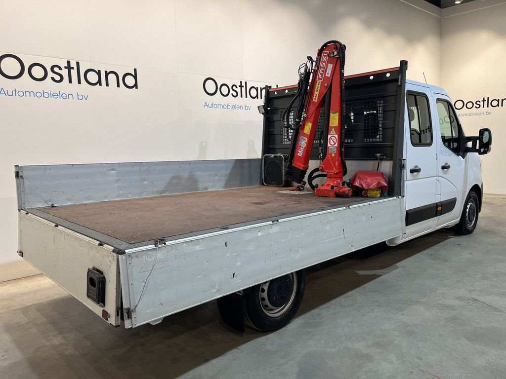 Renault Master 2.3 dCi 145 PK L3 Open Laadbak / Fassi Kraan / Euro 6 / Airco / Trekhaak / Cruise Control / 3-Zits / 65.000 KM !!