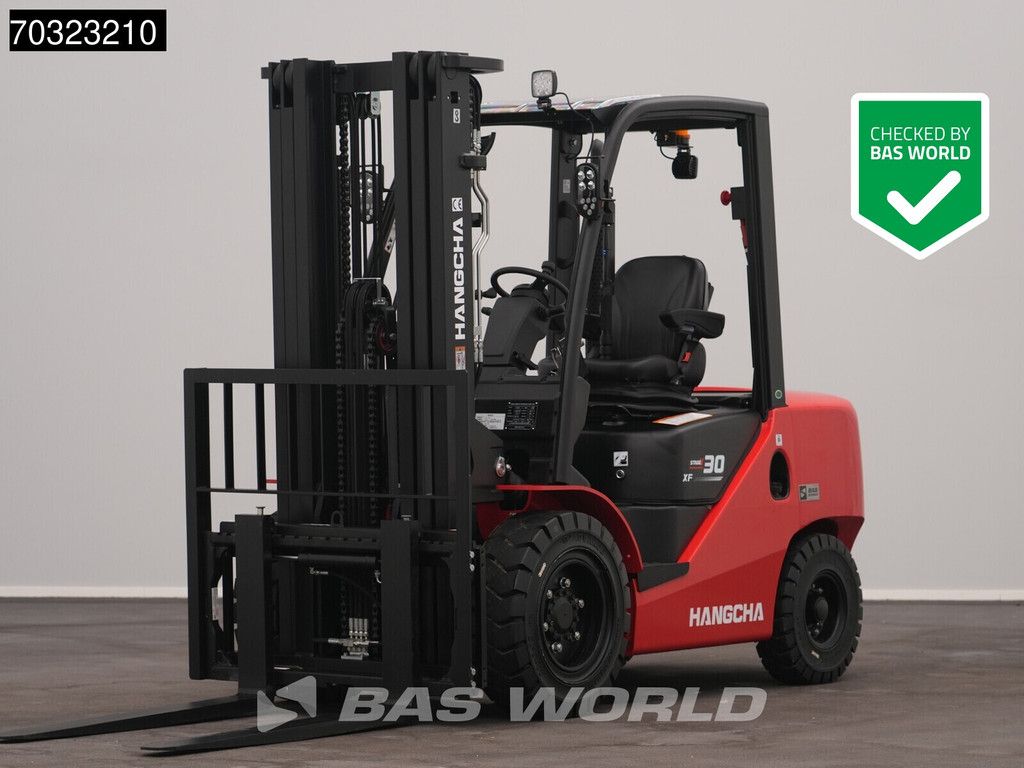 Hangcha CPCD30 FACTORY WARRANTY – KUBOTA ENGINE - CE