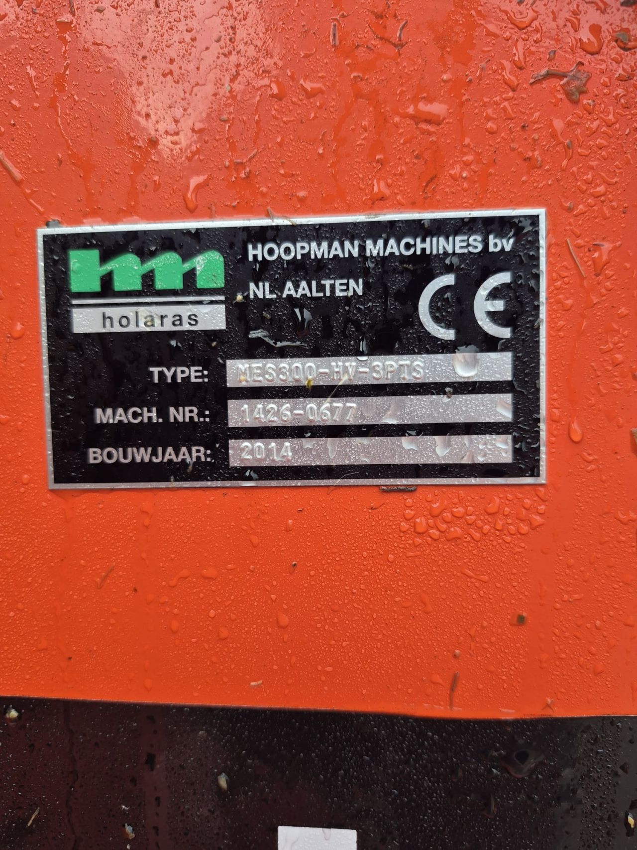 Holaras MES300 maisschuif