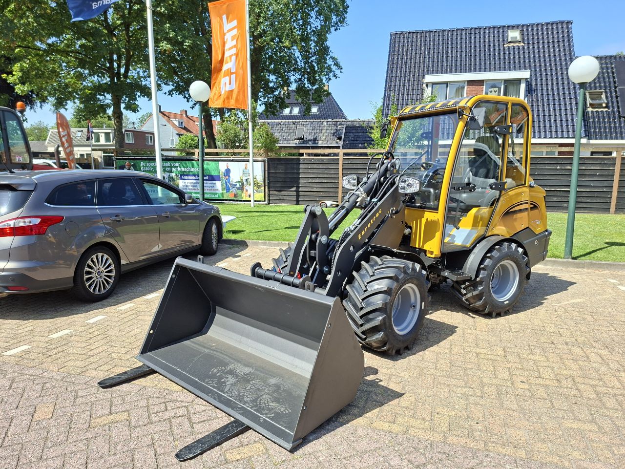 Eurotrac W12 CMS shovel / kniklader met cabine, 2026, Lease evt.
