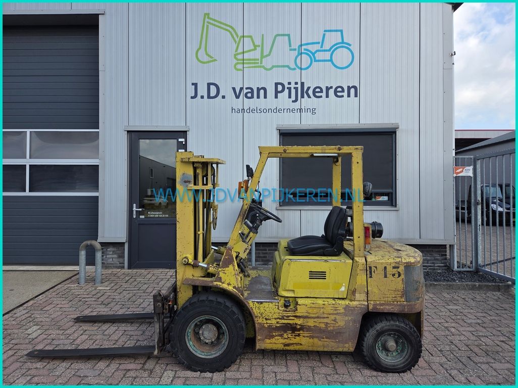 Mitsubishi FD25 diesel triplex4m+freelift+sideshift 198cm hoog