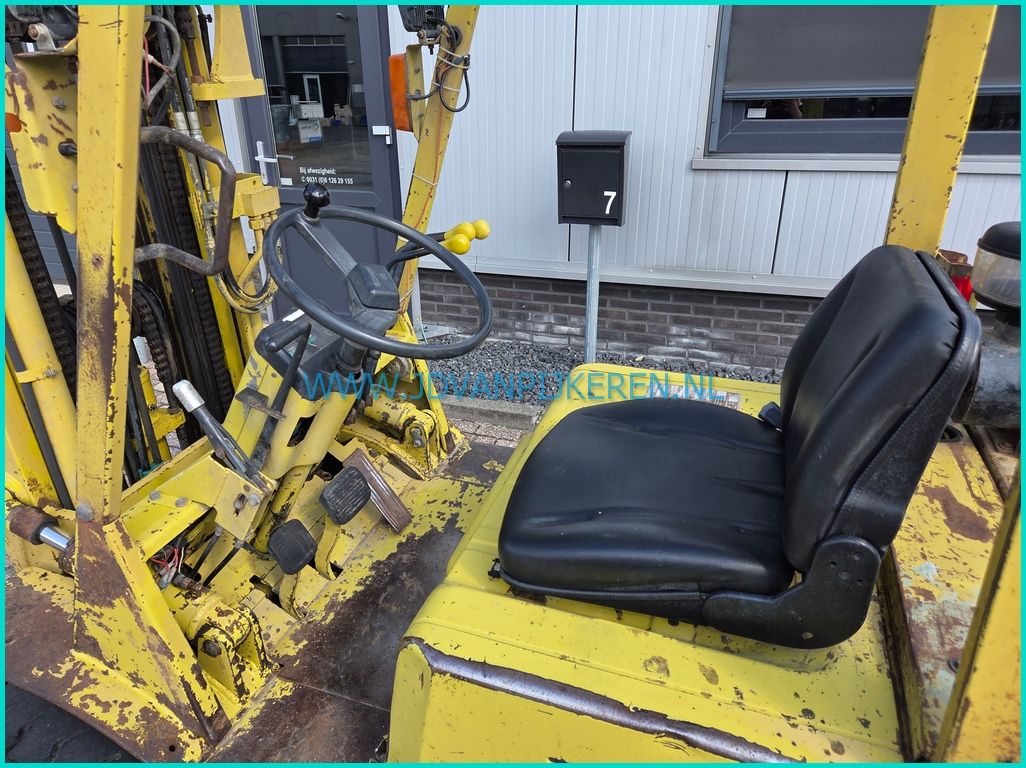 Mitsubishi FD25 diesel triplex4m+freelift+sideshift 198cm hoog