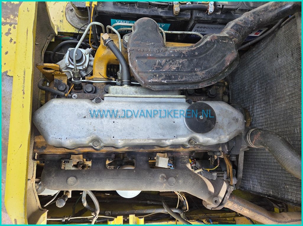 Mitsubishi FD25 diesel triplex4m+freelift+sideshift 198cm hoog