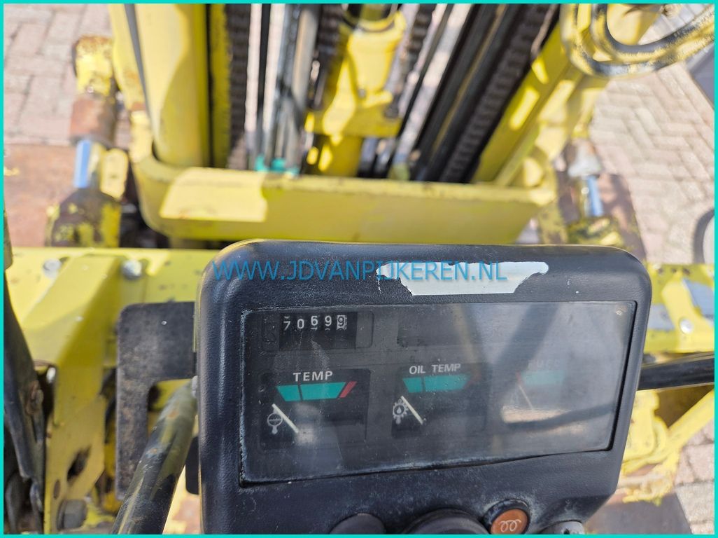 Mitsubishi FD25 diesel triplex4m+freelift+sideshift 198cm hoog