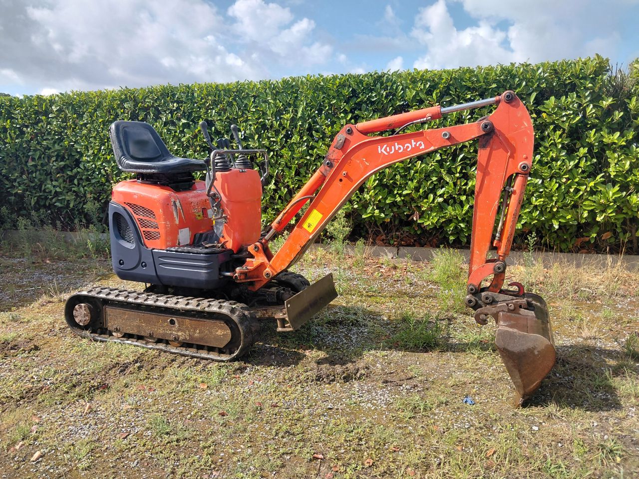 Minigraver Kubota U10-3 / Minikraan / Graafmachine