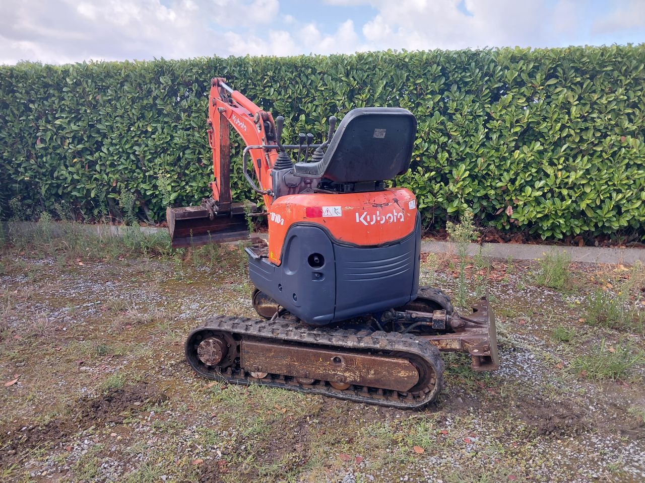 Minigraver Kubota U10-3 / Minikraan / Graafmachine