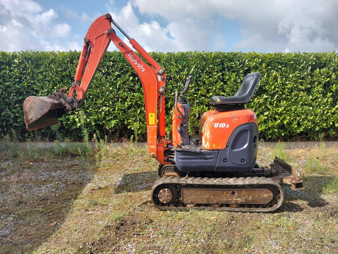 Minigraver Kubota U10-3 / Minikraan / Graafmachine
