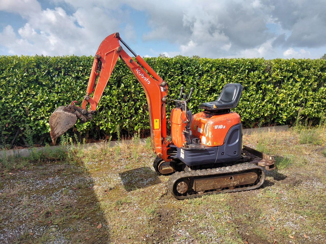 Minigraver Kubota U10-3 / Minikraan / Graafmachine