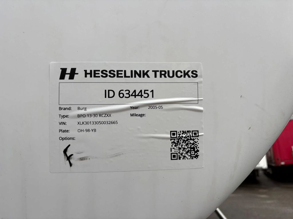 Burg BPO 13-30 RCZXX 34.000L RVS/Edestahl Food Lebensmittel Isolated 2x Stuuras + Liftas